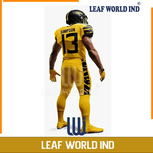 Uniforme de fútbol americano sublimado recién llegado 2025 con materiales de alta calidad y Mejor Precio de alta calidad para hombres al por mayor - Product Image 4