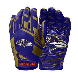 Nouveau Offres Spéciales Direct Usine Personnalisé Sport Récepteur Gant Gants De Football Sublimation Jeunesse Gants De Football Américain - Product Image 1