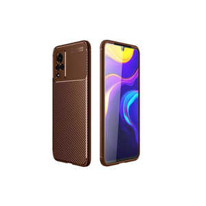 Étui de protection en silicone de qualité supérieure ASMA Negro Series pour Vivo V21 V23E, coque souple marron, étui de téléphone portable de haute qualité Oppo 8i - Product Image 1