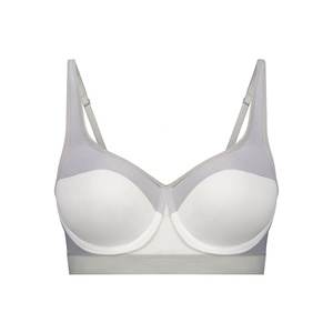 Soutien-gorge de sport en coton confortable pour femmes respirant écologique pour Yoga Workout Gym Fitness & Running Production directe en usine - Product Image 1