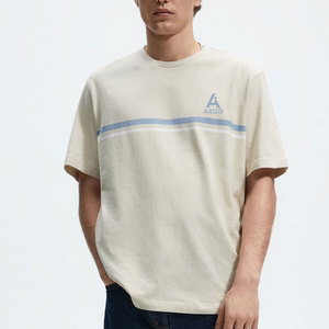 T-shirt surdimensionné pour homme, coupe ample, coton, streetwear décontracté, vêtements d'été pour tous les jours, en vente - Product Image 2