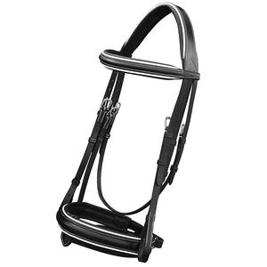 Bride à langer rembourrée noire de haute qualité Obstacles équins en cuir pleine grandeur pour le spectacle équestre Produits pour chevaux de haute qualité - Product Image 3
