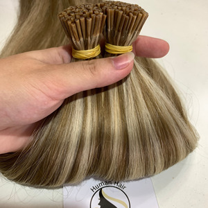 100% cabello humano Piano Color resaltar paquetes I Tip extensión de cabello Piano color resaltado hueso recto I Tip - Product Image 6