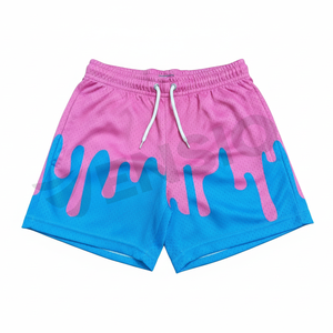 Pantalones Cortos de Béisbol Casuales de Lona Personalizados, 100% Poliéster, Secado Rápido, Impresión Digital, Unisex - Product Image 1