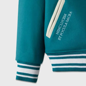 Veste universitaire OVO de l'Université de Cambridge Veste universitaire Letterman brodée aux poignets côtelés - Product Image 6