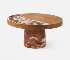 Placa de madera de alta calidad y mango de metal Soporte para pasteles Nuevo diseño Madera de Acacia natural Placa de 3 niveles Soporte para pasteles - Product Image 3