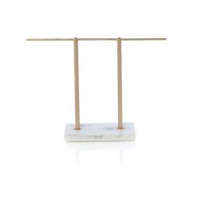 Porte-bijoux décoratif en fil d'acier inoxydable tendance à vendre Support en métal design avec support à bijoux fini or rose - Product Image 4