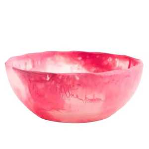 Bol à fruits à pieds par Indiana Verre Résine Saladier Décoration de Table Homeward Bol de service Assiettes Meilleure vente Vaisselle Résine - Product Image 5