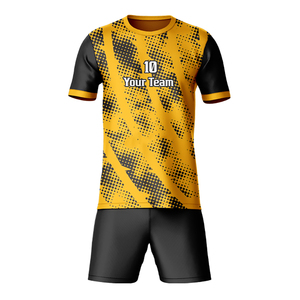 Ensemble de Tenue de Football Personnalisée pour Adultes à Manches Longues, Logo Personnalisé, Équipe Unisexe, Haute Qualité, Séchage Rapide, Respirant, Polyester - Product Image 3
