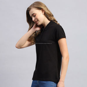 เสื้อโปโลผู้หญิง Fit2Fight แบบสลิม สีขาว สไตล์กีฬา แขนสั้น ปกพับได้  รับสกรีนโลโก้ตามสั่ง - Product Image 4