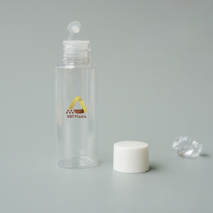 Botella cosmética cuadrada PET de 30ml con bomba para champú de tóner de suero - Product Image 4