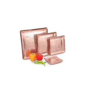 Bandeja de cobre de acero inoxidable para cena, accesorio hecho a mano y platos de plata para servir comida, venta al por mayor de fábrica - Product Image 5