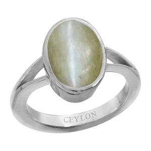 Certified Natural Cat's Eye Lehsunia Gemstone <b>Ring</b> for Everyday Wear - Product Image 1