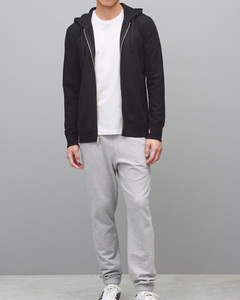 เสื้อมีฮู้ดแบบมีซิปสำหรับผู้ชายผ้าฝ้ายและโพลีเอสเตอร์น้ำหนักปานกลางระบายอากาศได้ดีเสื้อมีฮู้ดแบบลำลองปรับแต่งโลโก้ได้ - Product Image 5