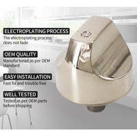 Paquete de 5 Perillas de Repuesto para Quemador de Estufa, Compatibles con Estufas de la Serie GE Cafe, Reemplaza WB03T10329 WB03X25889, Fuente de Energía a Gas - Product Image 2