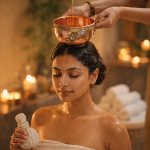 Accessoires de spa ayurvédique Bol en cuivre Panchakarma Bol en cuivre Shirodhara Équipement de thérapie ayurvédique Fournitures de spa bien-être - Product Image 1
