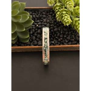 Steve Yellowhorse's New Lander Variscite & Sterling <b>Silver</b> Inlay Fashion <b>Cuff</b> <b>Bracelet</b> - Product Image 1