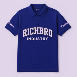 Polo de golf de performance avec logo personnalisé pour hommes, polos en toile à motif solide évacuant l'humidité - Product Image 6
