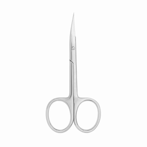 MARI Instrumentation German Steel Cuticle Scissors Extra Fine Pointed Sharp Curved Blade <b>Mirror</b> Polish <b>Small</b> Shears Right Handed - Product Image 2