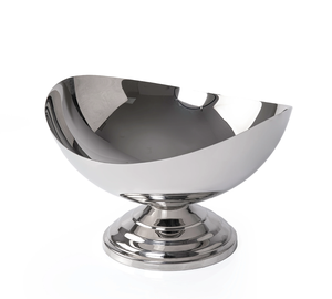 Elegante Tazón Blanco para Servir Dátiles, Desechable, de Metal, con Acabado Brillante, Moderno, para Exhibir Dulces, Decoración de Mesa de Salón - Product Image 5