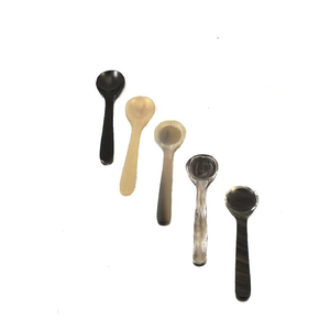 Cuchara de Servir de Cuerno de Color Natural, Fabricada en India, Últimos Gadgets de Cocina, Cubertería, Vajilla, Juego de Cubiertos - Product Image 6
