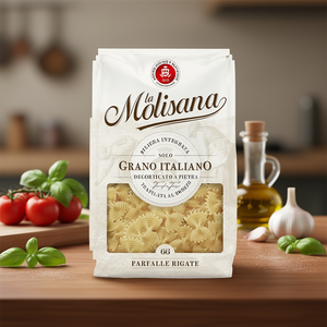 Pasta Molisana N. 057 Grano Duro Non Raffinato, Formato Bow Tie, Sacchetto da 500g con 24 Pezzi, Stile Italiano Cinese - Product Image 3