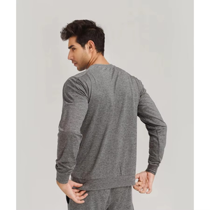 Ensemble de survêtement de jogging uni pour homme de haute qualité avec logo personnalisé, vente en gros, OEM - Product Image 2
