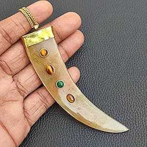 สร้อยคอเครื่องประดับเขาสัตว์ระดับไฮเอนด์ - Product Image 3