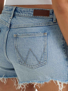 Pantalones Cortos de Mezclilla de Camuflaje para Hombre, Marca Privada, Lavado Índigo Claro, Cintura Alta, Ajuste Holgado, Transpirables, Cierre de Botones, Estilo Casual - Product Image 6