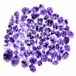 Forma de mezcla de amatista natural Tamaño libre Cabujón suave Piedra preciosa Amatista de alta calidad Producto fino - Product Image 1