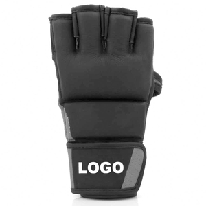 Venta al por mayor mezcla de cuero Universal MMA guantes de boxeo Muay Thai Kickboxing entrenamiento y guantes de combate MMA guantes con OEM - Product Image 3