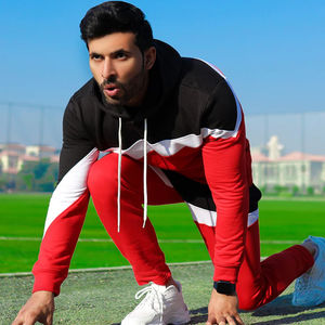 2025 Sudadera con capucha de patrón sólido informal para hombre transpirable de secado rápido a prueba de viento al aire libre correr chándal de invierno para Unisex - Product Image 2