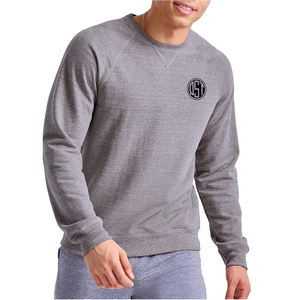 Sudadera de lana de algodón pesado para hombre OEM personalizada, jersey de cuello redondo de marca privada, ropa deportiva para invierno, proveedor mayorista - Product Image 5
