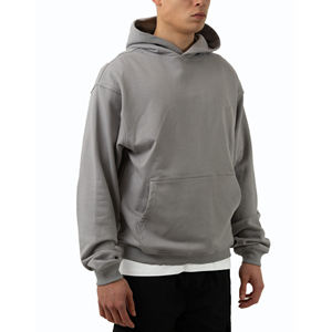 Sweat-shirts en molleton de coton d'hiver de haute qualité, sans cordon, logo personnalisé, grande taille, surdimensionnés pour hommes - Product Image 1