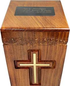 Ooden-caja de urnas de madera, caja de urnas de madera - Product Image 3