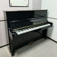 Classic Yamahas U1E Upright Piano Japan Import Superior Craftsmanship High Quality Black Finish Smooth Performance