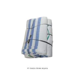 Bolsa de plástico Jumbo blanca Premium de alta calidad de 135x210cm, saco resistente con 3 líneas azules para embalaje Premium - Product Image 5