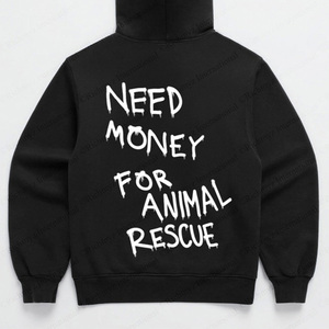 Sudadera con Capucha Extra Grande para Hombre, Personalizada al por Mayor de Fábrica, 100% Algodón, Gruesa y Holgada, Sudadera con Capucha de Invierno con Estampado - Product Image 6