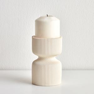 Accessoire de bougie artistique de luxe lampe décorative moderne accent de maison élégant pour la décoration de table à manger de fête de mariage - Product Image 1