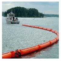 Barrières flottantes gonflables : Nouveau barrage de confinement d'hydrocarbures pour lacs et rivières, idéal pour les applications marines avec mousse de barrière flottante