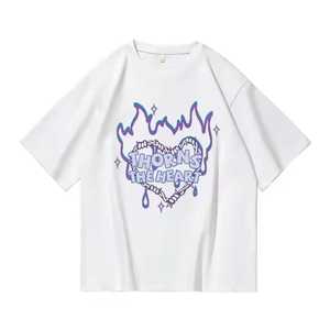 Marque personnalisée de haute qualité 100% coton pour hommes avec votre logo DTG sérigraphie T-shirt oversize - Product Image 5