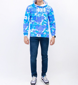 New Arrivals Men Fashion sublimation design long sleeve pullover hooded with drawstring <b>hoodies</b> for men - Product Image 1