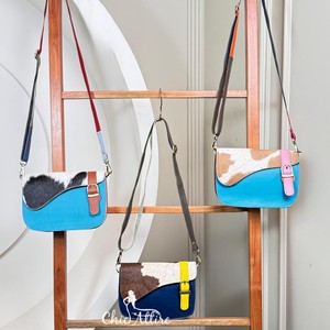 2025 New Designer Cowhide Leather Handbags for Women's Fashion Design Luxury Purses Recycle Leather Ladies Purses and Crossbody - Product Image 1