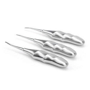 Ensemble d'élévateurs de racines dentaires | Élévateur de desserrage de dents de luxation PDL de chirurgie buccale | Outils de retrait de racines cassées en acier inoxydable - Product Image 1
