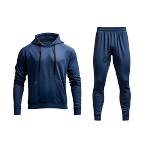 Venta al por mayor de trajes de entrenamiento para gimnasio chándal personalizado para hombre chándal OEM logotipo personalizado de impresión de dos piezas conjunto de chándal para hombre - Product Image 6