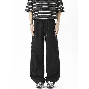 Pantalon cargo de randonnée ample vintage pour homme, toile imperméable, respirant, écologique, décontracté, sport, jogging, pantalon parachute d'hiver - Product Image 3