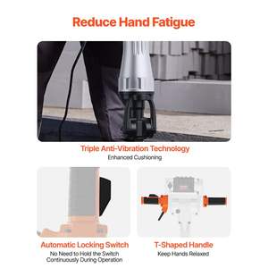 Martillo Demoledor Eléctrico de 2100W, Grado Profesional, 1650 BPM, Rompedor de Concreto Industrial con Caja de Almacenamiento para Cinceles - Product Image 3