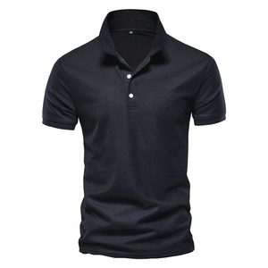 Vente en gros de t-shirts polo de haute qualité 100% coton chemise pour hommes polos personnalisés t-shirts polo avec logo personnalisé pour hommes - Product Image 2