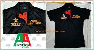 T-shirt en jersey pour hommes brodé sur mesure véritable qualité pakistanaise tricotée en coton élasthanne manches longues décontractée style teint par immersion - Product Image 2