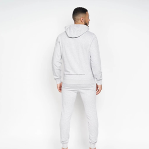 Ensemble de jogging deux pièces pour homme OEM, taille XL, coupe ajustée, en molleton de coton à capuche, motif uni, design personnalisé et écologique - Product Image 5